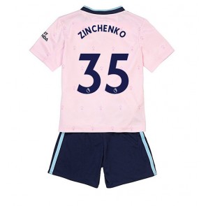 Arsenal Oleksandr Zinchenko #35 kläder Barn 2022-23 Tredje Tröja Kortärmad (+ korta byxor)